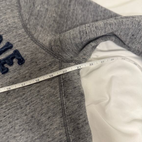 Abercrombie & Fitch VTG Muscle Hoodie Men’s Large Gray Y2K Mallcore Collegiate - Picture 16 of 16